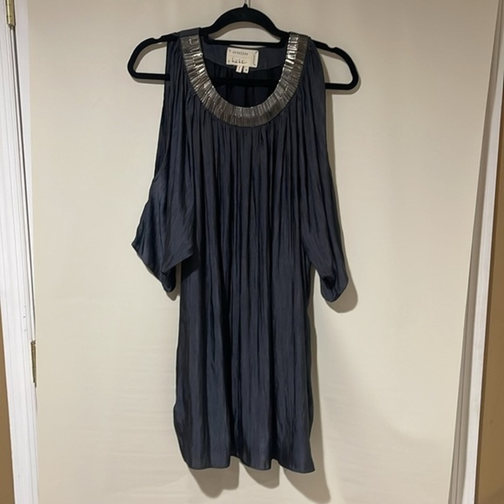 Artelier Nicole Miller Cold Shoulder Dress Medium